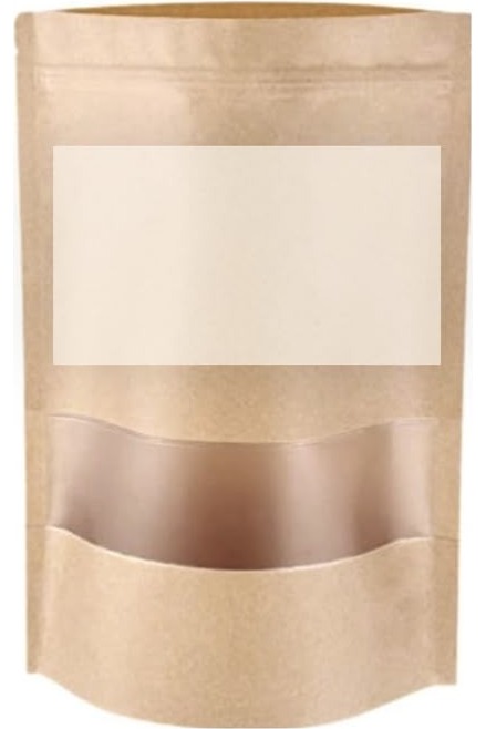 Kraft brown snack pouch